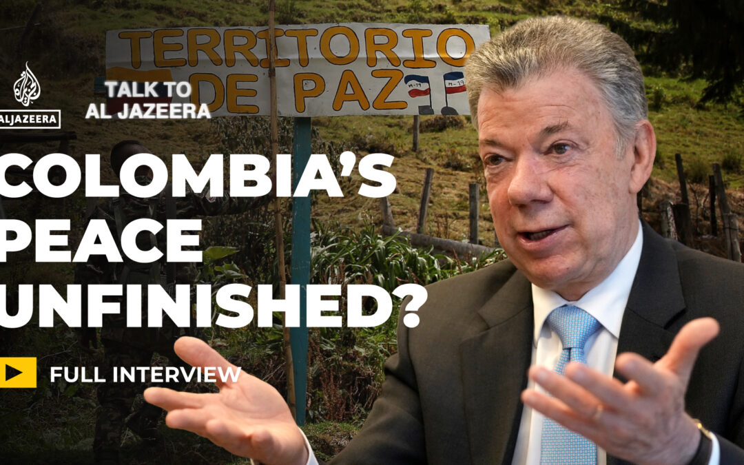 Juan Manuel Santos on Colombia’s peace process, 10 years on