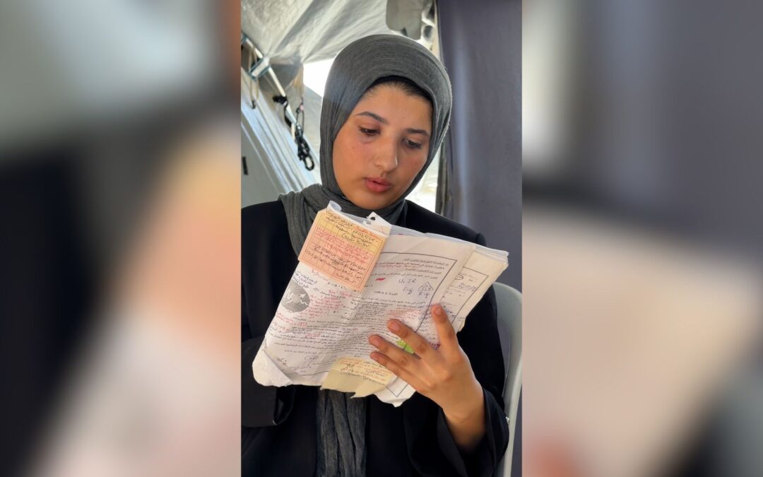Gaza high school student’s fight for a future