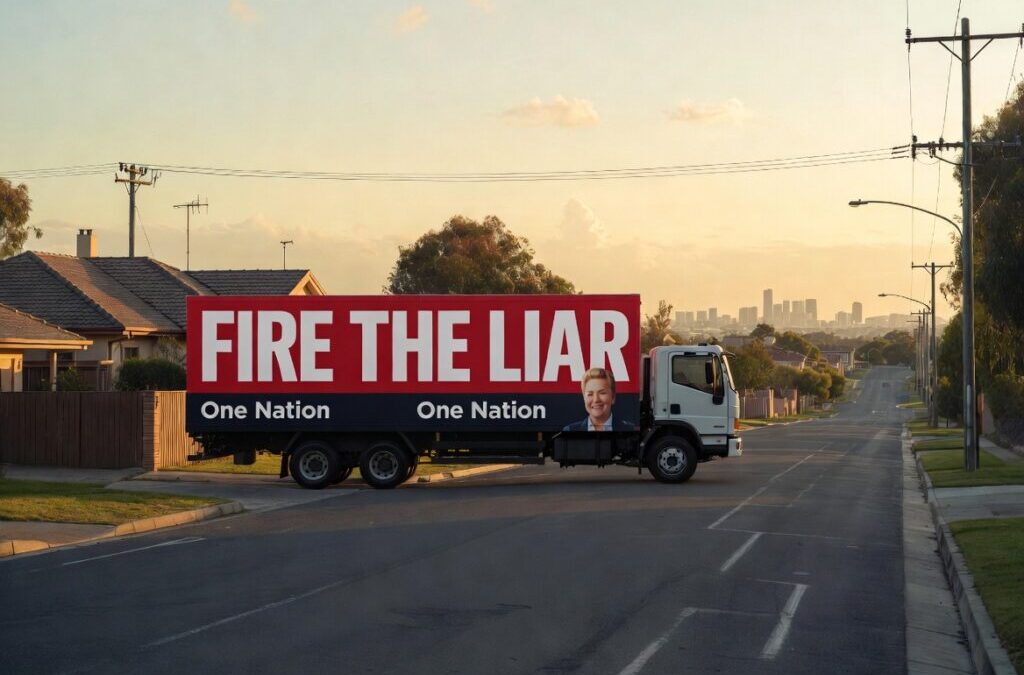 Fire the Liar: Pauline Hanson’s Crowdfunding Blitz Turns Australian Politics Upside Down