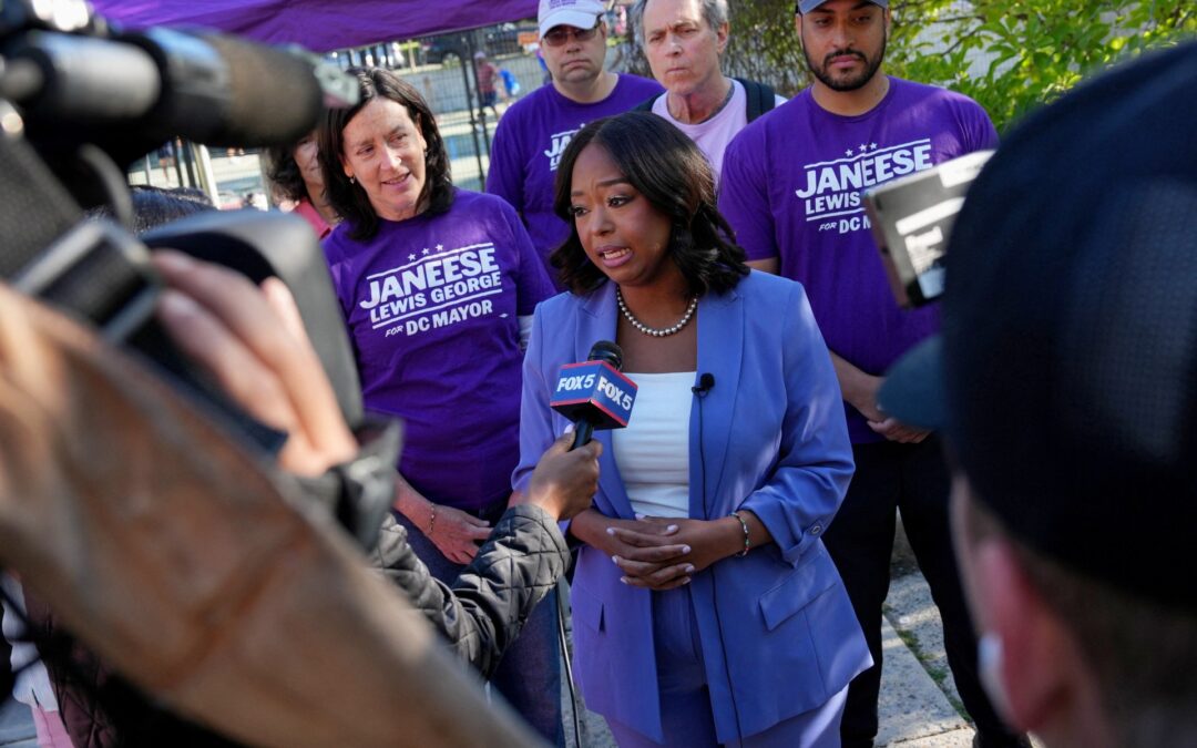 US progressive Lewis George on track to become DC mayor after Trump threats