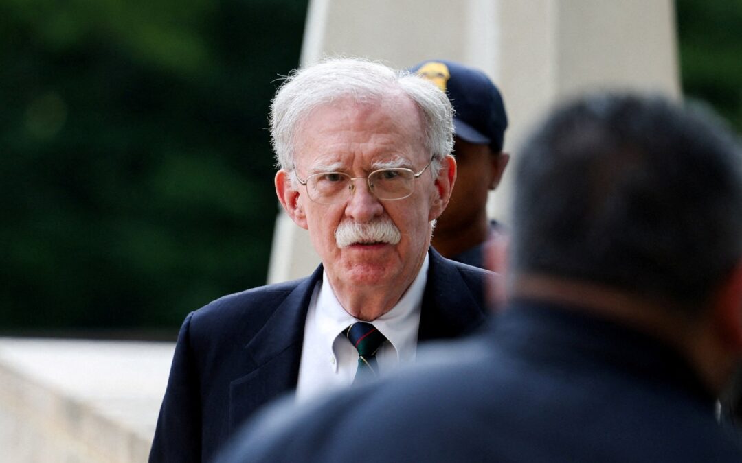 Ex-Trump adviser Bolton pleads guilty in classified documents case