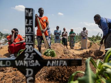 Confirmed Ebola cases in Congo outbreak top 1,000 with 254 deaths, authorities say