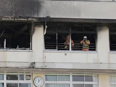 About 300 children and teachers rescued after fire breaks out at Tokyo school