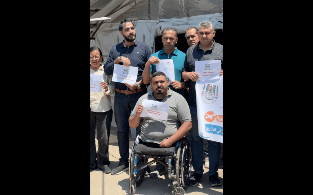 Wounded Gaza journalists call for urgent medical evacuation