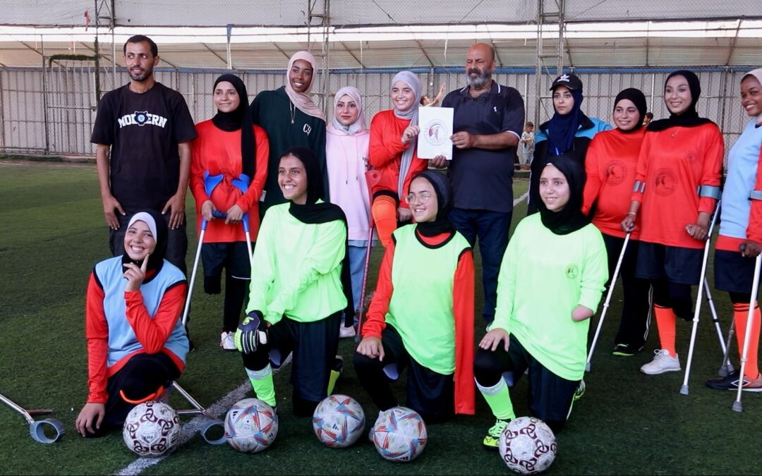Gaza’s first women’s amputee football team reclaims the pitch after war