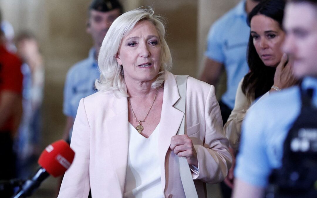 France’s Marine Le Pen must wear ankle tag after appeal ruling