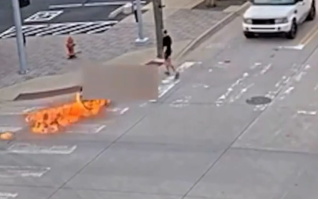Man sets wheelchair user in flames with Molotov cocktail