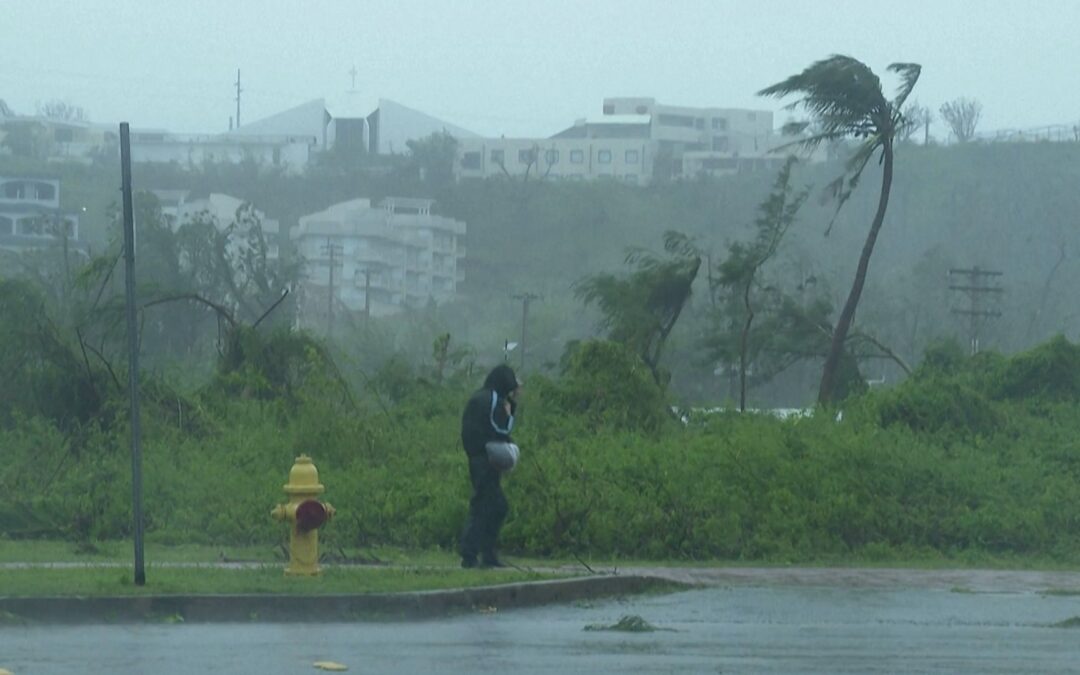 Super typhoon as wide as France heads to East Asia