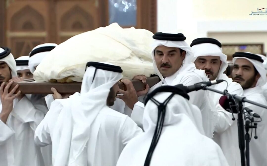 Funeral prayers held for Qatar’s Father Emir Sheikh Hamad
