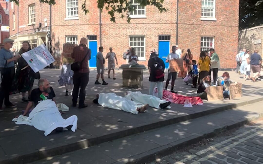 UK Christians protest for Church of England to recognise genocide in Gaza