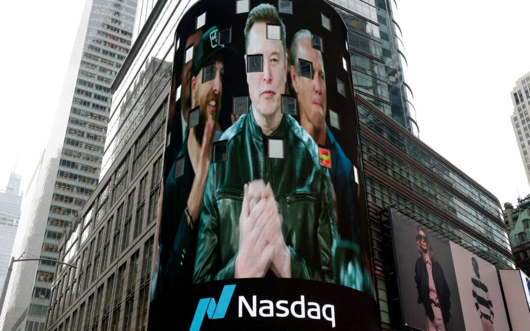 SpaceX shares slide as it joins the tech-heavy Nasdaq-100