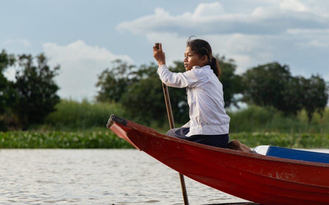 Photos: Rising energy prices disrupt education on Cambodia’s Tonle Sap lake