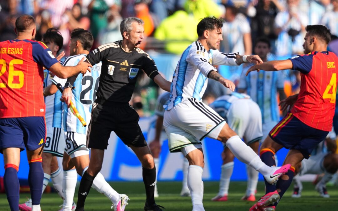 Argentina’s Paredes gets 10-game ban for World Cup final scuffle with Spain