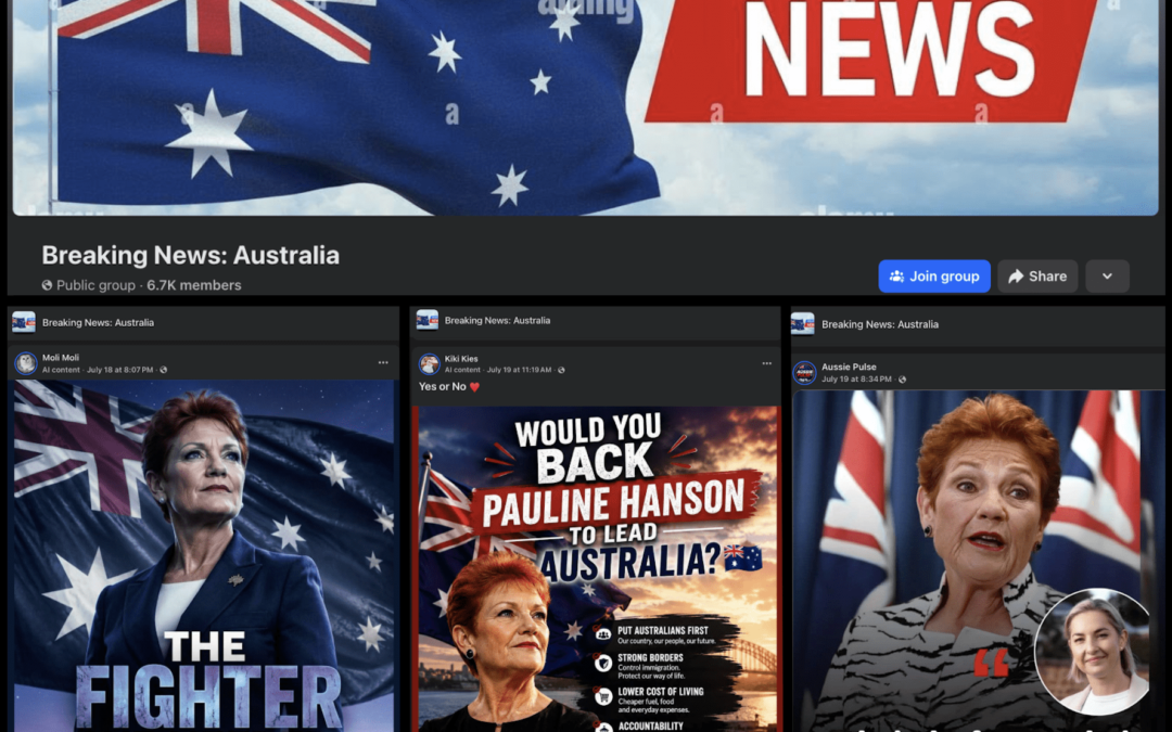 Sham pro-Hanson “news” pages flood social media – as One Nation bans actual news