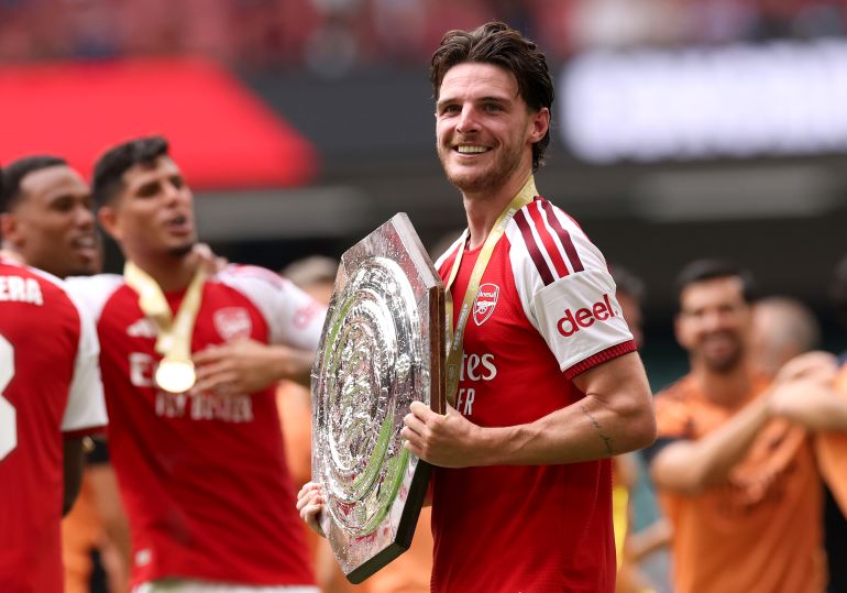 Arsenal cruise to win over Manchester City in Community Shield