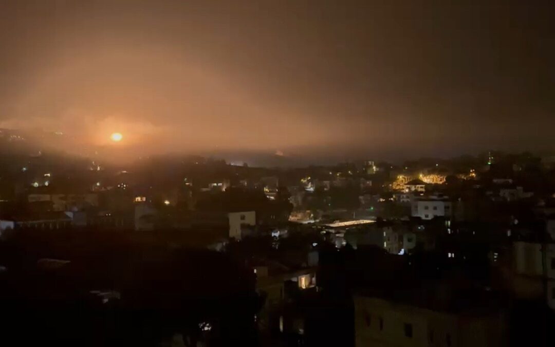 Israel strikes south Lebanon again as families flee north