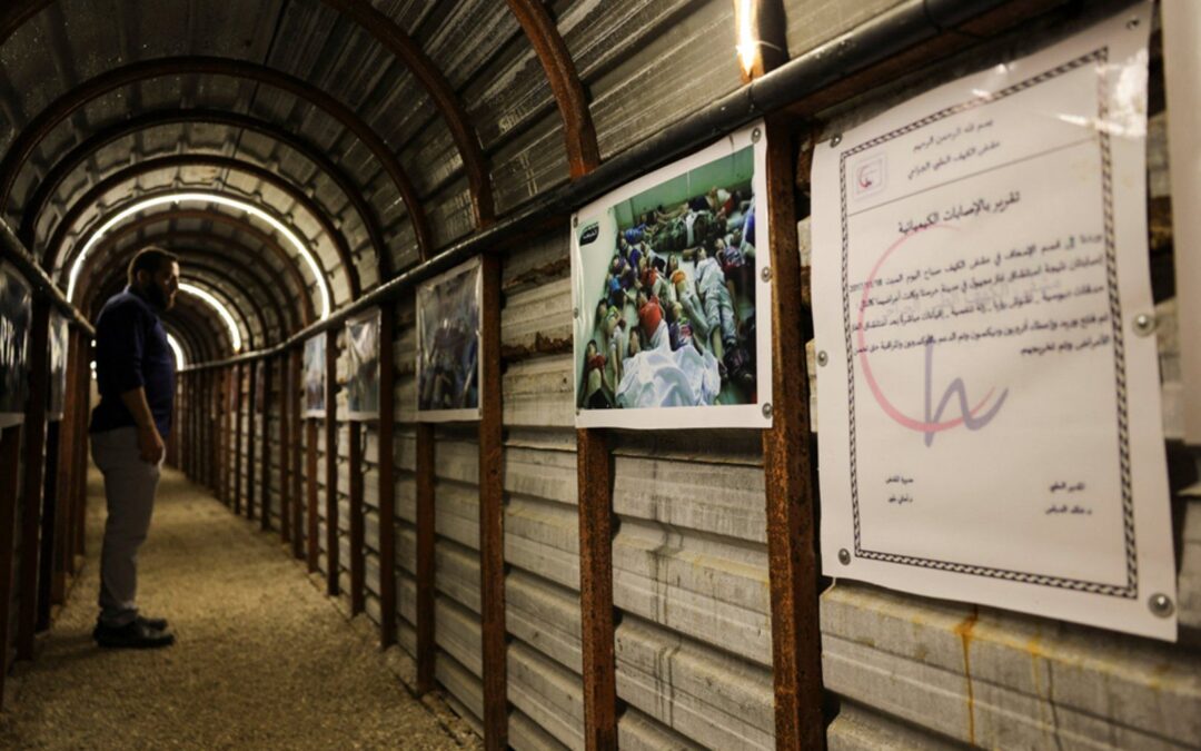 Secret tunnel becomes museum for Syria chemical attack and siege of Ghouta