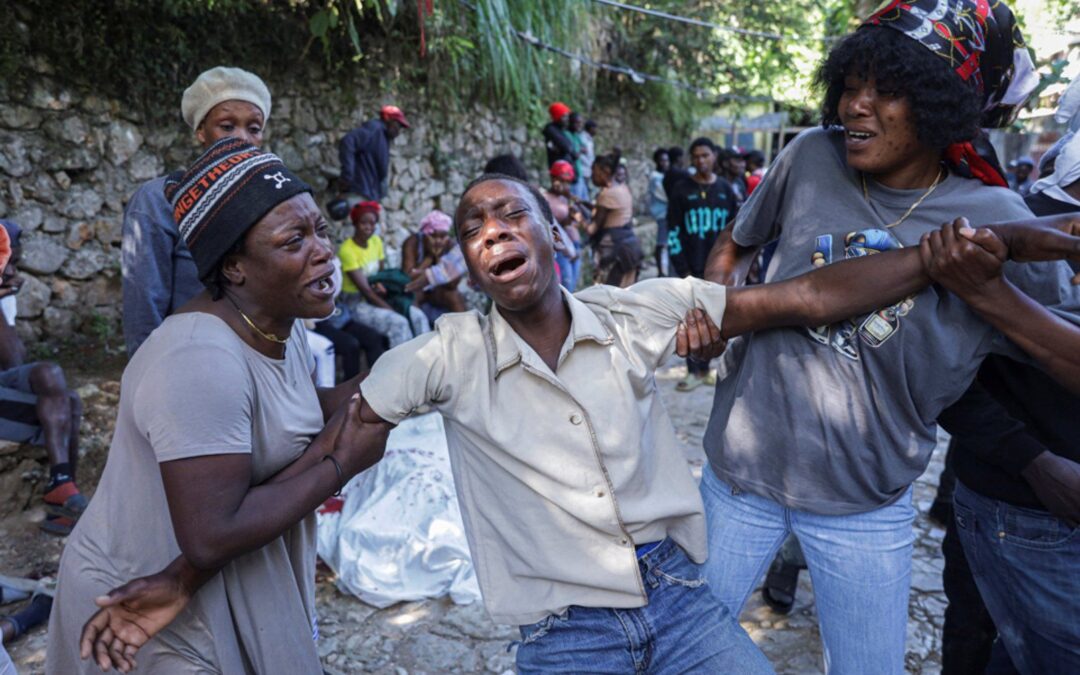 Brutal gang attack on strategic Haiti hillside leaves at least 30 dead