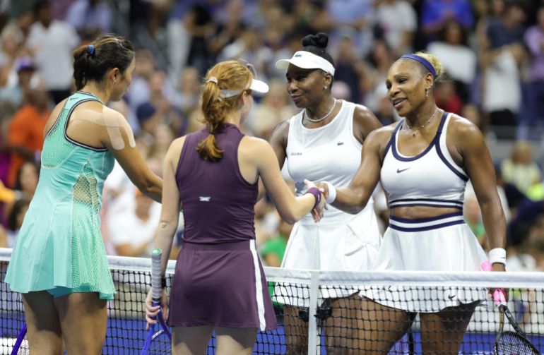 Alcaraz, Sabalenka into US Open last 16 as Williams sisters lose on return