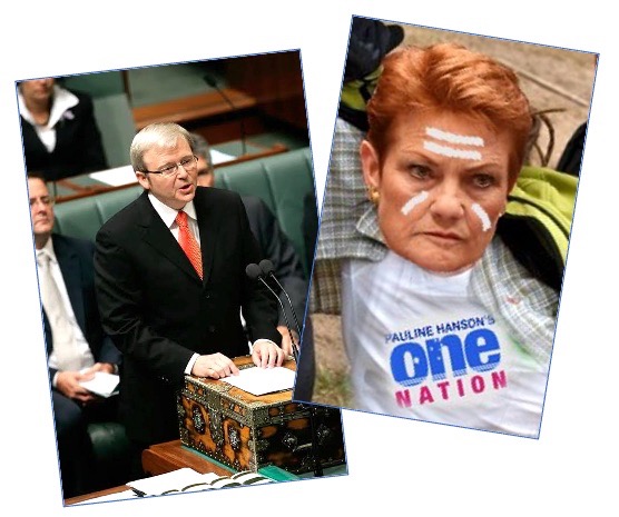 Hanson plans to upstage Rudd