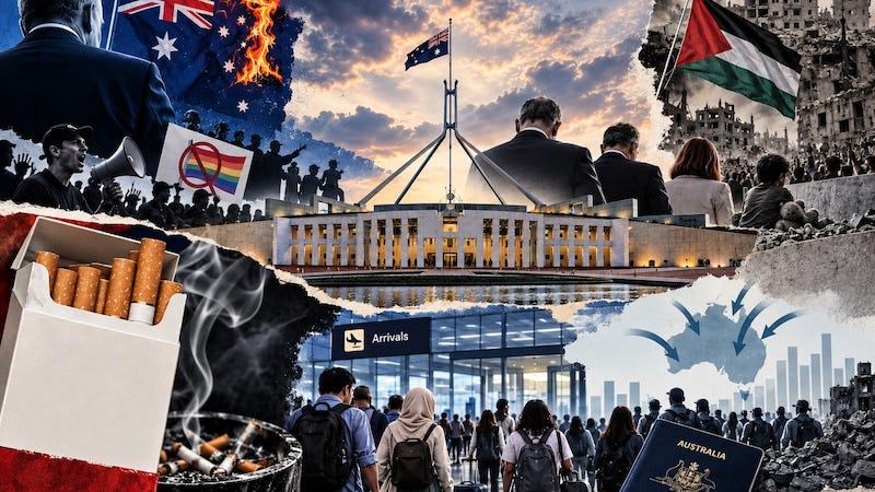 Australian politics continuing race to the bottom