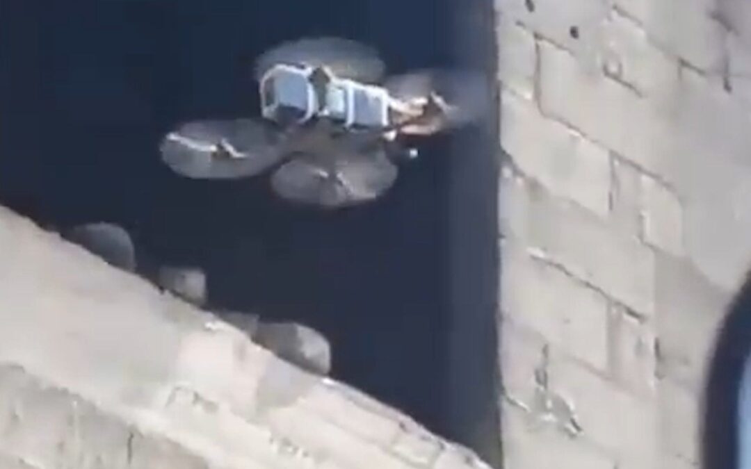 Israeli quadcopter terrorises homes in Gaza City