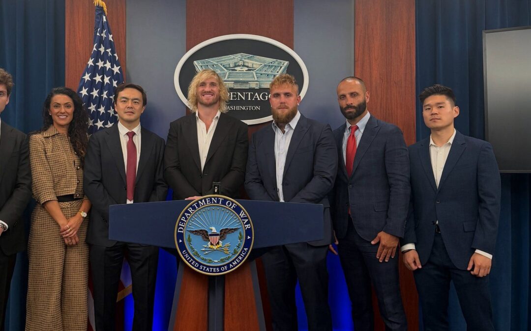 Influencers Jake and Logan Paul visit the Pentagon