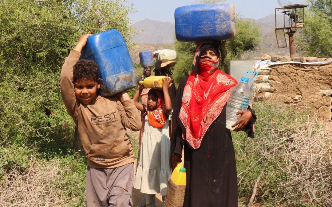 Families fleeing Yemen’s war face displacement, hunger and water shortages