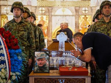Body of war criminal Mladic lies in state in Serbian capital ahead of funeral