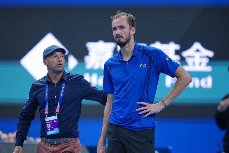 Medvedev disqualified from China Open for hitting fan with a ball