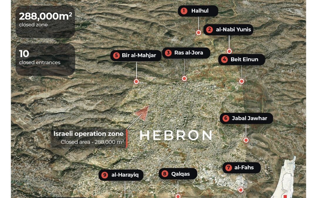 How Israel choked off Hebron at 10 entrances, as 5,000 forced to flee