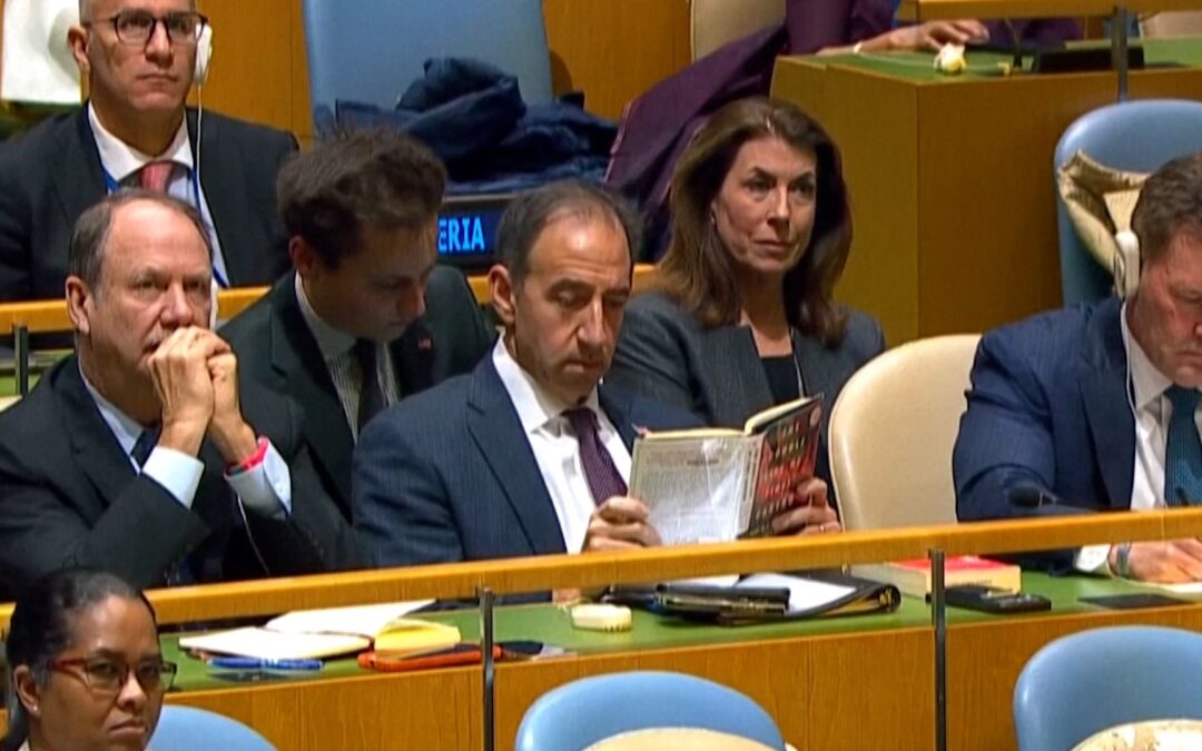 US envoy reads anti-Castro book during Cuban FM’s UN address
