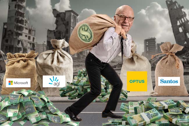 The corporations paying diddly squat in tax, putting the burden on the rest of us