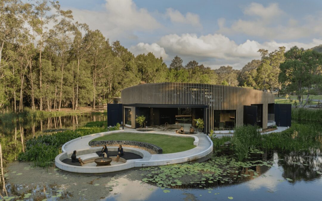 Amazing bathhouse on Tambourine Mountain; lazy spaces and UNSW Health Translation Hub goes 6 Stars