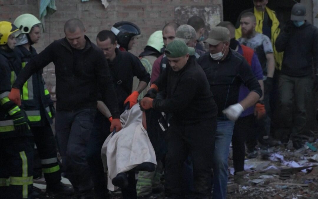At least 24 killed as Russia launches massive attack on Ukraine