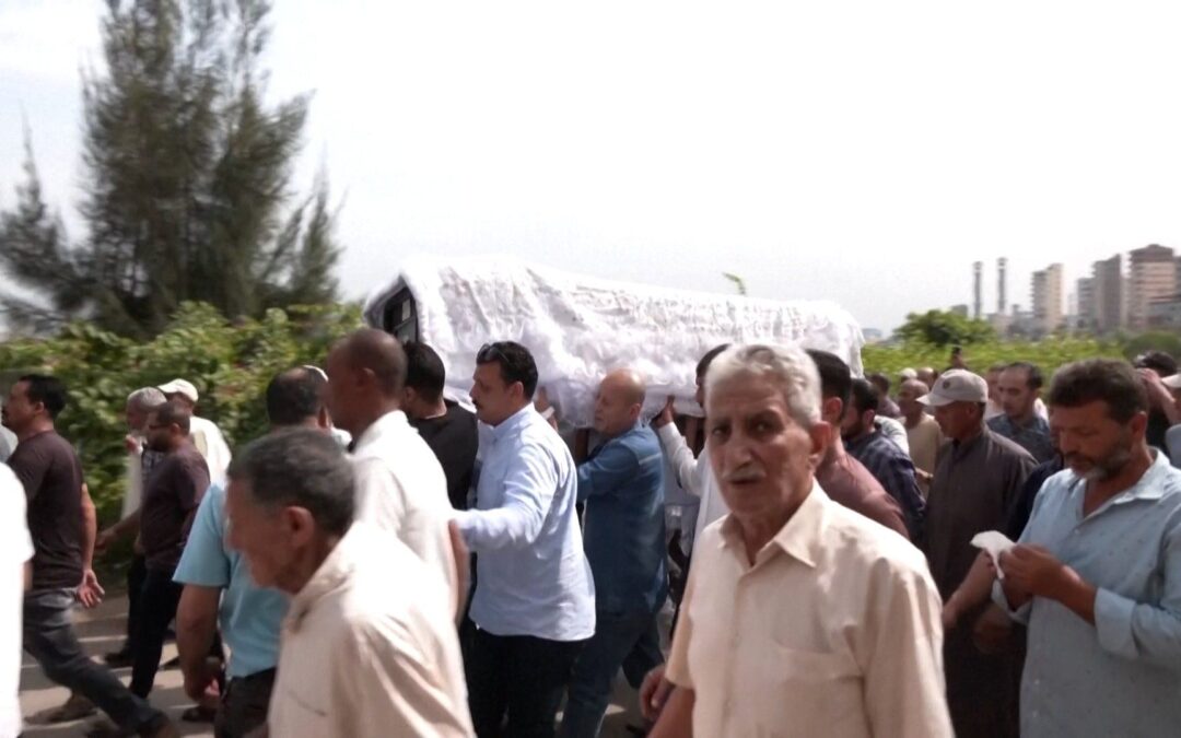 Funeral for Egyptian flight attendant killed in Houthi attack on Riyadh