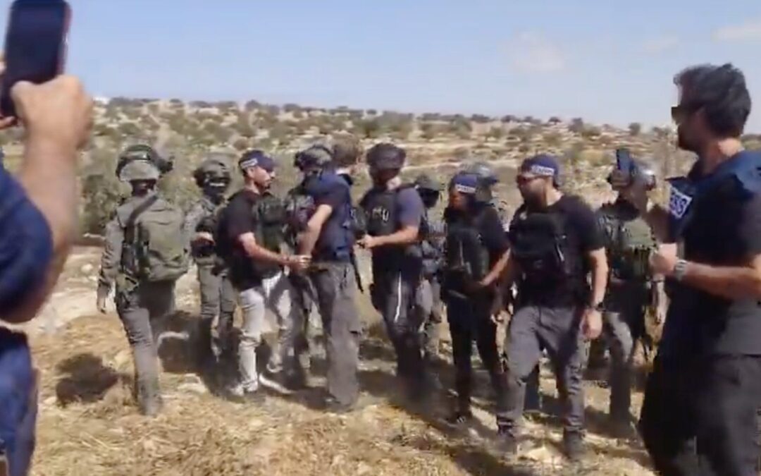 Farmers blocked from olive harvest in occ. West Bank, volunteers detained