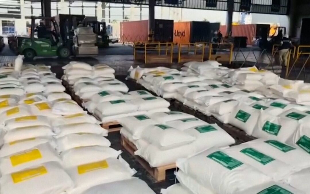 Colombia seizes 7.6 tonnes of cocaine in biggest haul in a decade