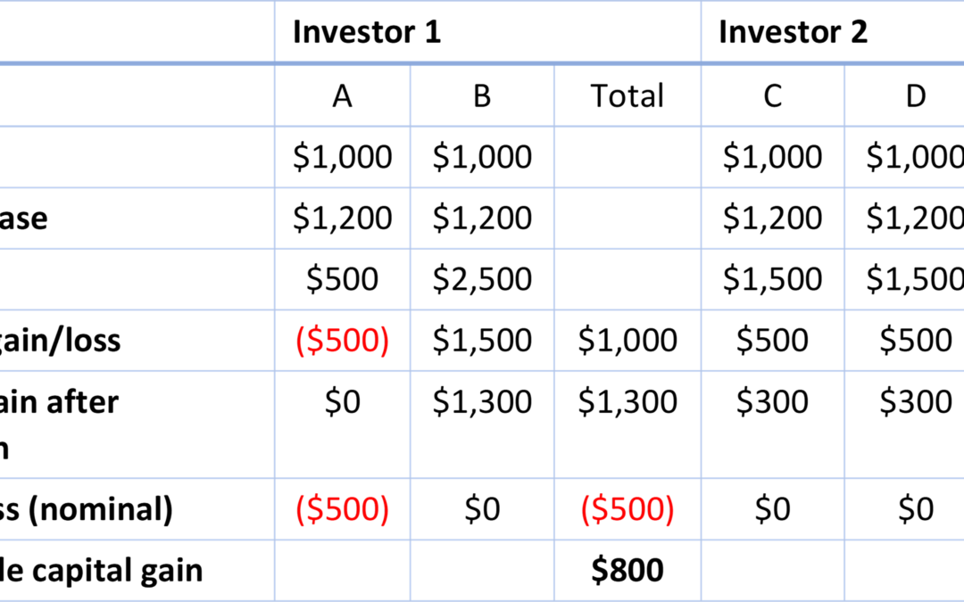 Why does the system treat capital gains and losses differently?