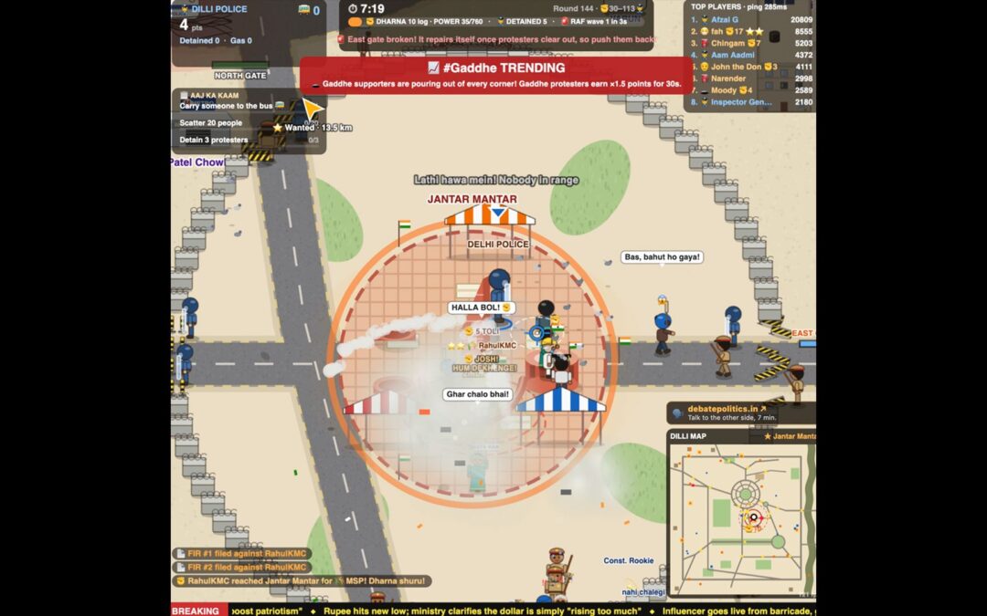 Indian developer turns ‘Cockroach’ protests into video game