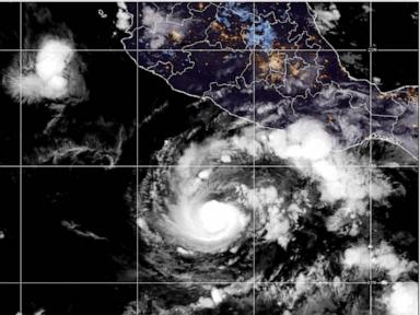 Hurricane Trudy makes its way toward Mexico as Typhoon Champi threatens Guam
