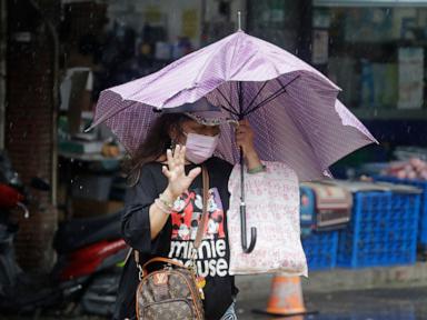 Typhoon Champi kills 1 and injures 350 in Taiwan overnight as storm weakens