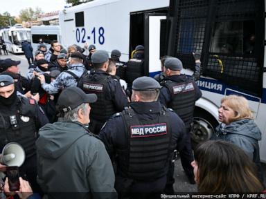 Dozens detained at Kremlin-friendly Communist Party’s Moscow rally, party says